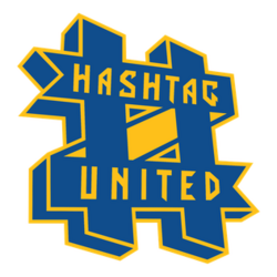 Hashtag United badge